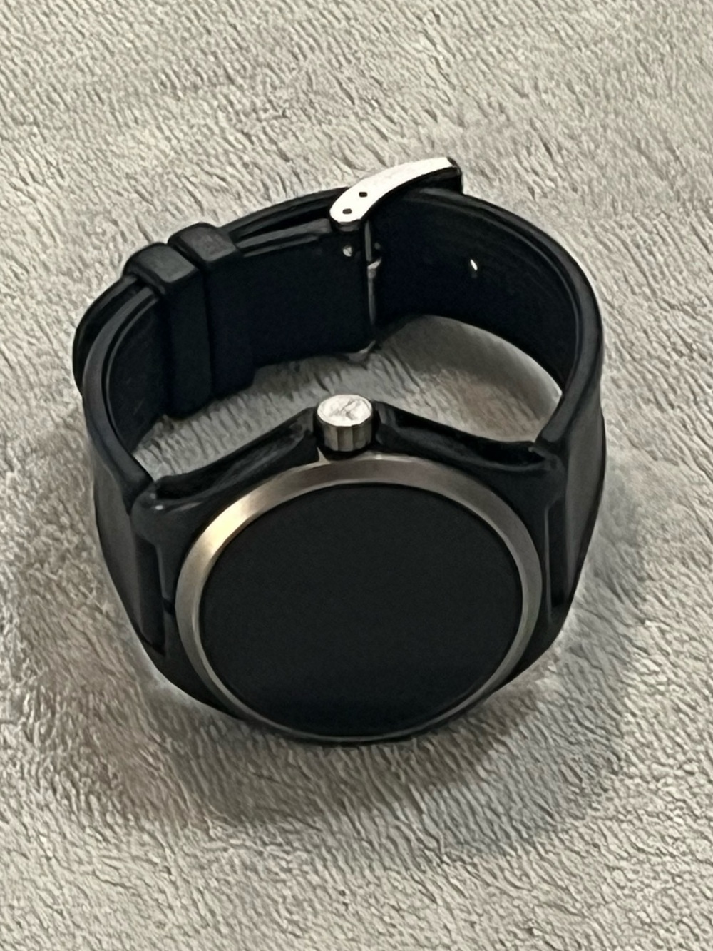 Puma Black Tone Black Silicone Touchscreen GPS HR SmartWatch PT9100